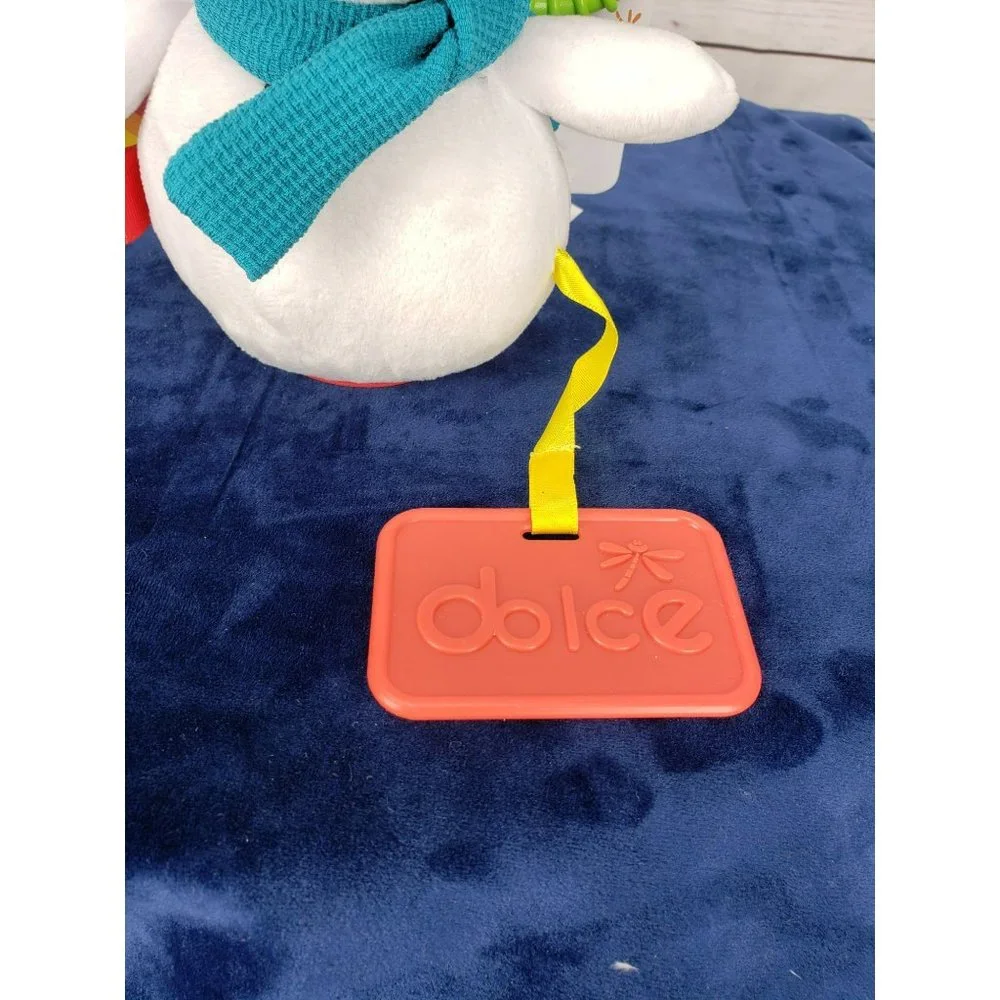 Dolce‎ Snowman Plush White Baby Teething Toy Plush